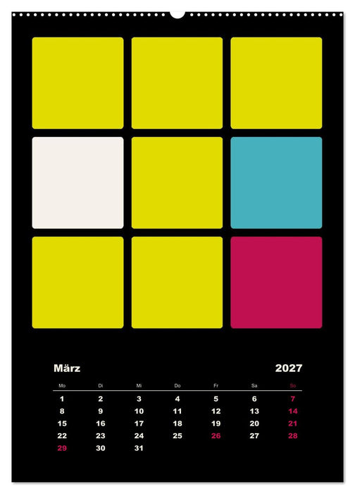 Fotokalender FARBFLÄCHEN (CALVENDO Wandkalender 2027)
