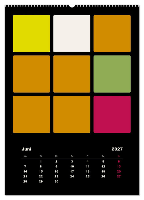 Fotokalender FARBFLÄCHEN (CALVENDO Wandkalender 2027)