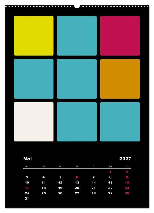 Fotokalender FARBFLÄCHEN (CALVENDO Premium Wandkalender 2027)