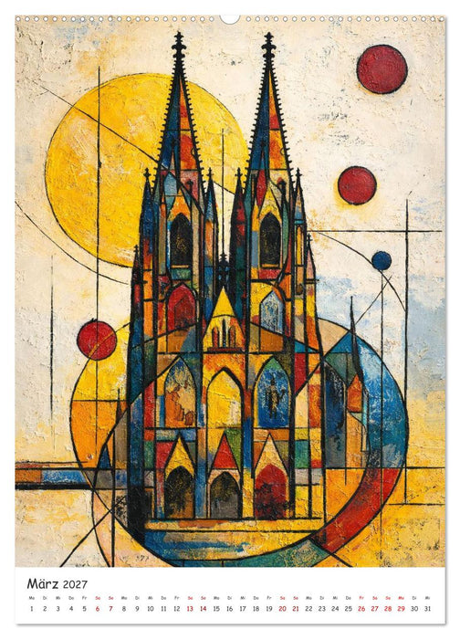 Kölner Dom-Impressionen: Eine künstlerische Reise (CALVENDO Wandkalender 2027)