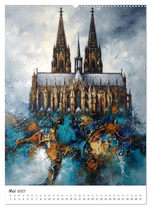 Kölner Dom-Impressionen: Eine künstlerische Reise (CALVENDO Premium Wandkalender 2027)