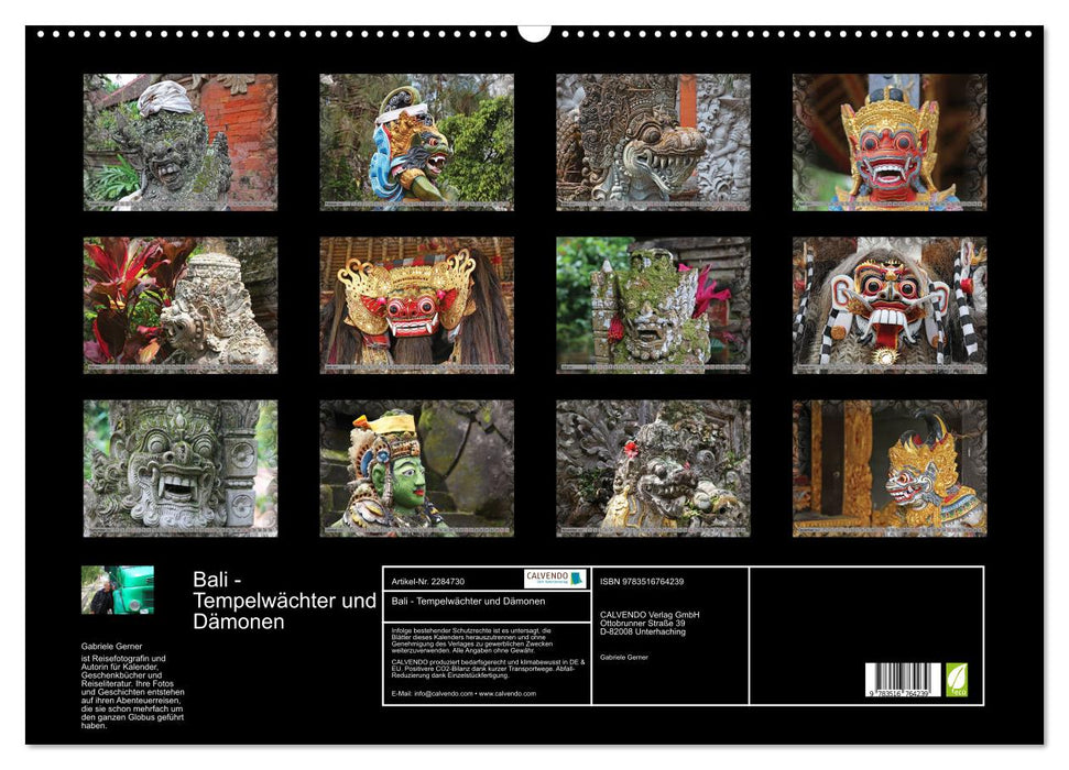 Bali - Tempelwächter und Dämonen (CALVENDO Wandkalender 2027)