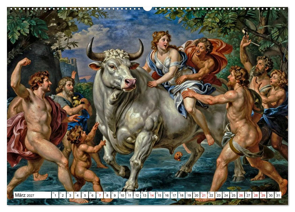 Mythologische Geschichten in barocker Pracht (CALVENDO Wandkalender 2027)