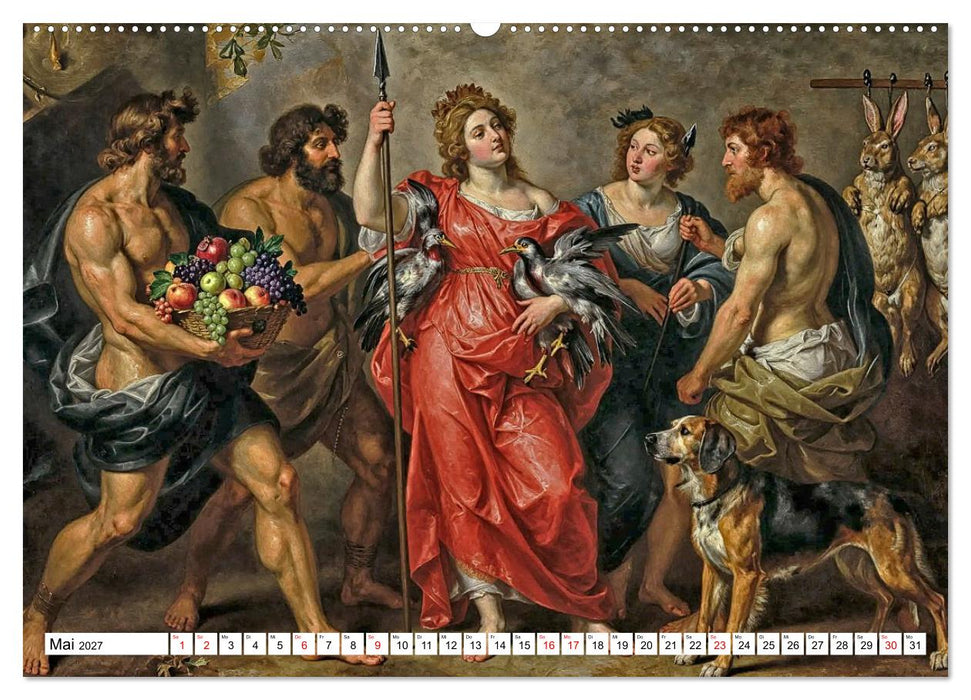 Mythologische Geschichten in barocker Pracht (CALVENDO Wandkalender 2027)