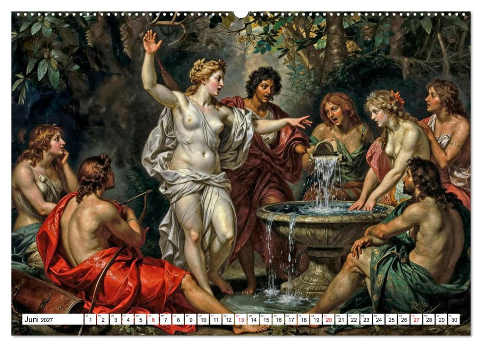 Mythologische Geschichten in barocker Pracht (CALVENDO Wandkalender 2027)