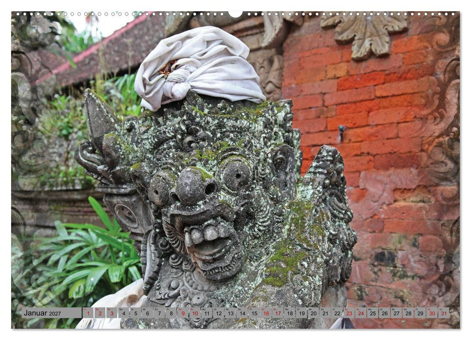 Bali - Tempelwächter und Dämonen (CALVENDO Premium Wandkalender 2027)