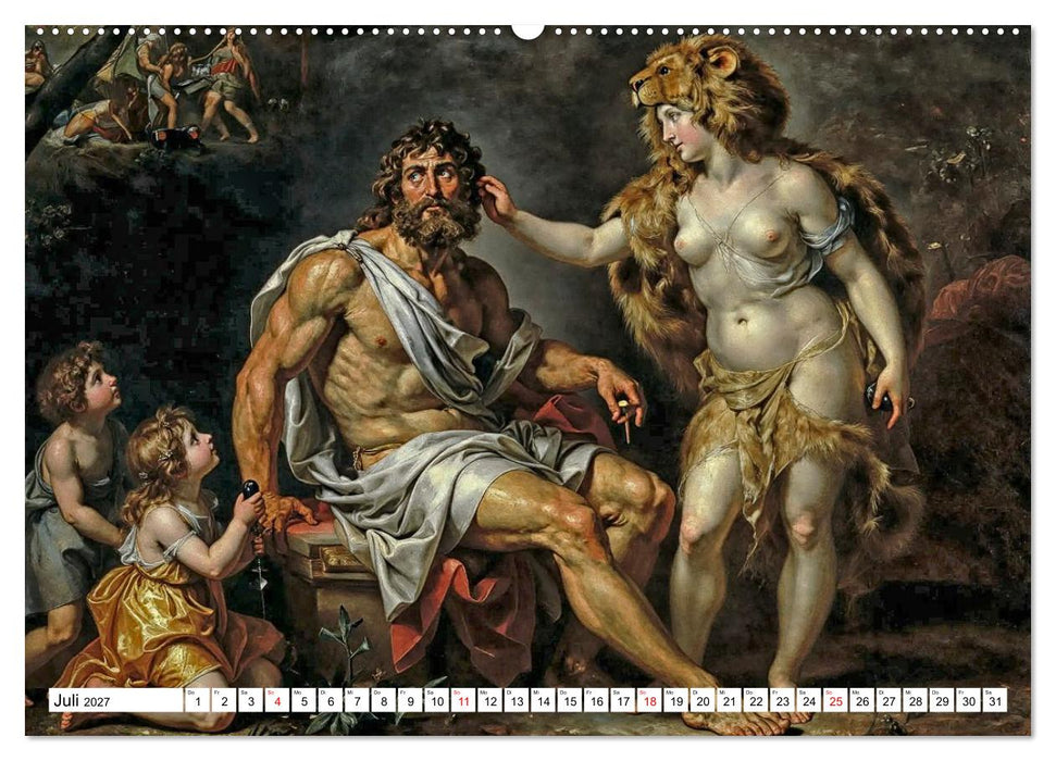 Mythologische Geschichten in barocker Pracht (CALVENDO Premium Wandkalender 2027)