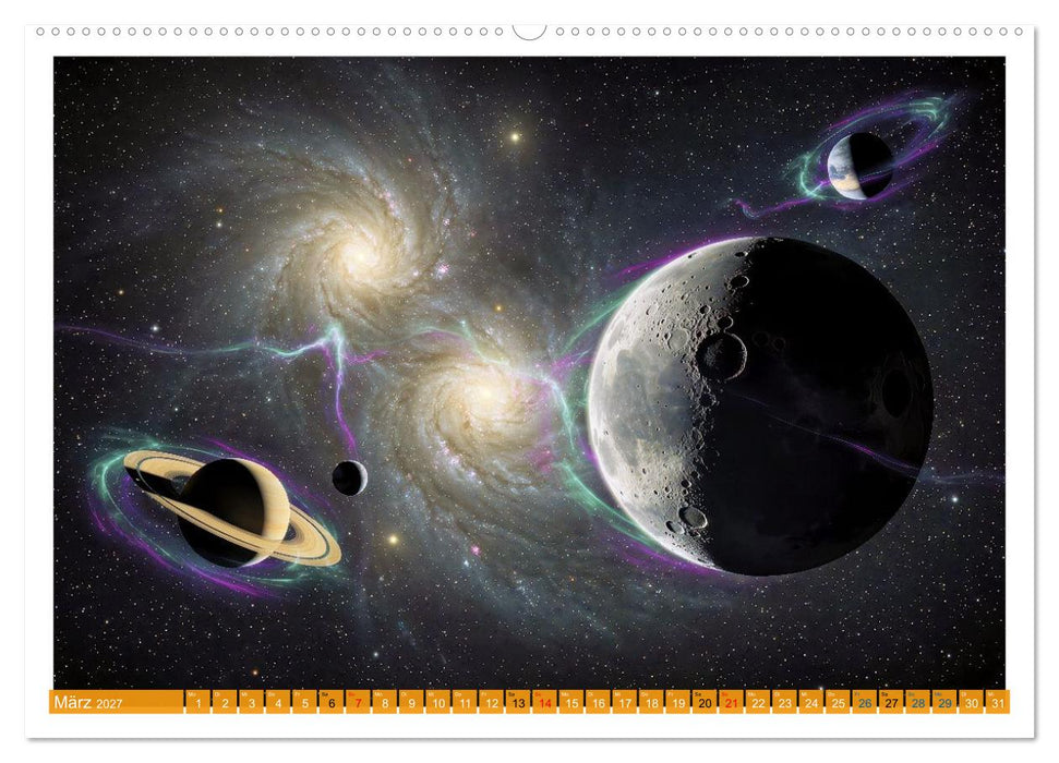 Kosmische Anomalien (CALVENDO Premium Wandkalender 2027)