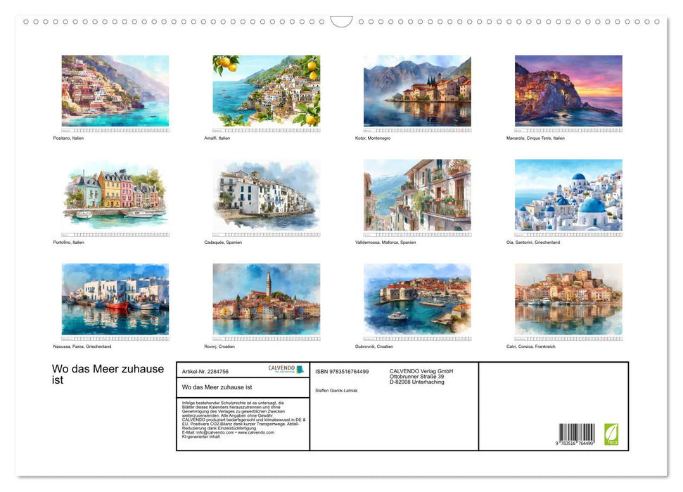 Wo das Meer zuhause ist (CALVENDO Wandkalender 2027)