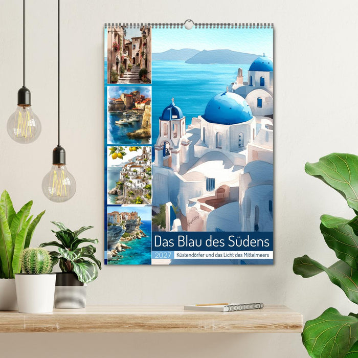 Das Blau des Südens (CALVENDO Wandkalender 2027)
