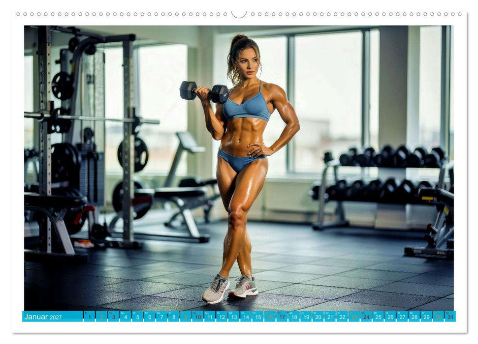 Sexy Girls - Body Building (CALVENDO Wandkalender 2027)