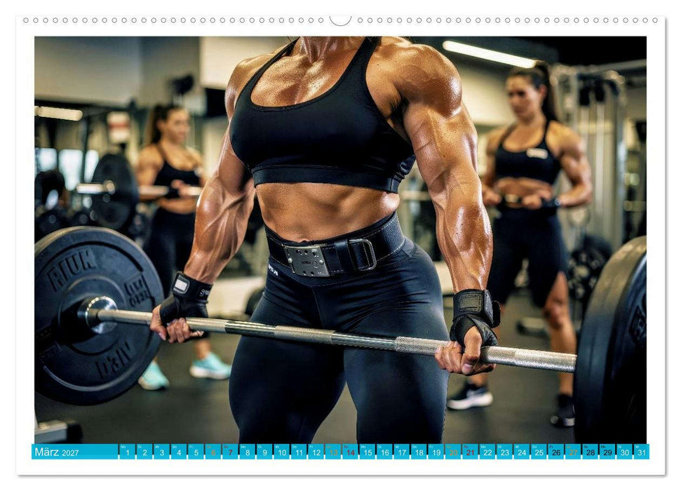 Sexy Girls - Body Building (CALVENDO Wandkalender 2027)