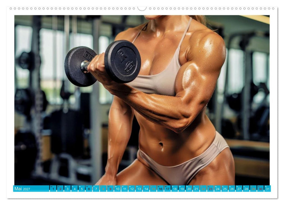 Sexy Girls - Body Building (CALVENDO Wandkalender 2027)