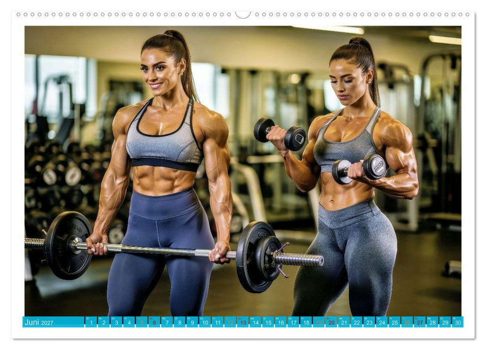 Sexy Girls - Body Building (CALVENDO Wandkalender 2027)