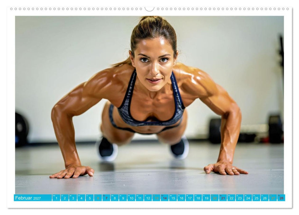 Sexy Girls - Body Building (CALVENDO Premium Wandkalender 2027)