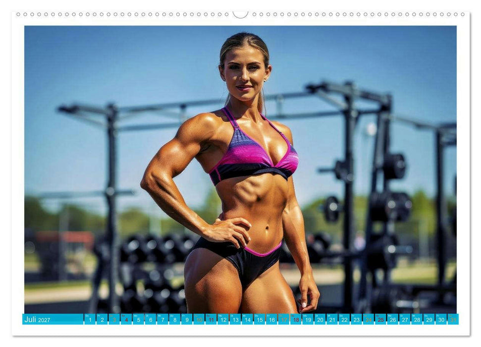 Sexy Girls - Body Building (CALVENDO Premium Wandkalender 2027)