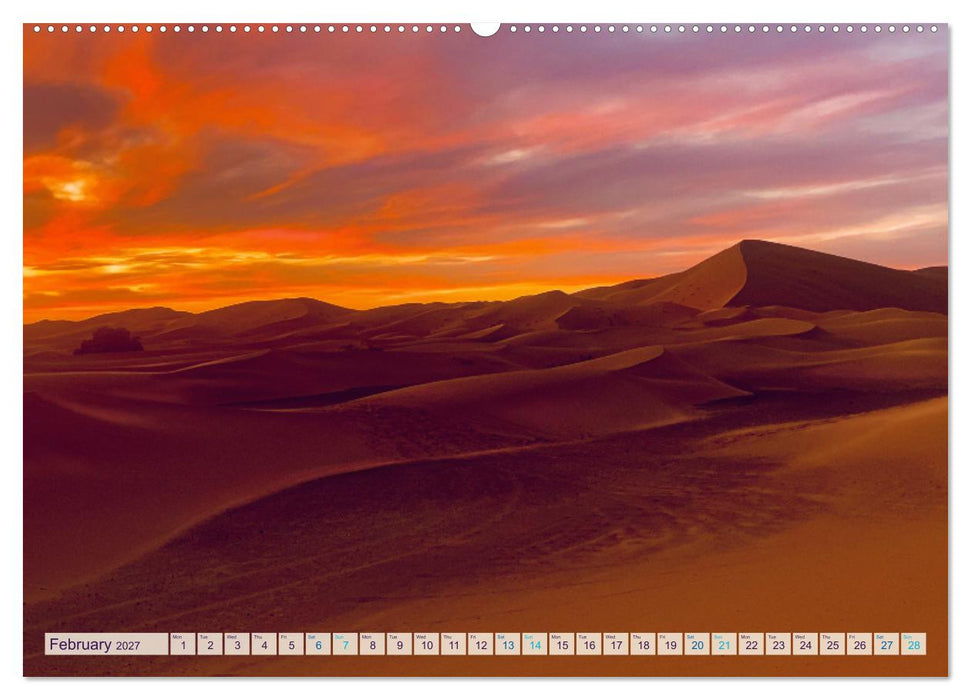 Marocco’s Silent Desert (CALVENDO Monthly Calendar 2027)