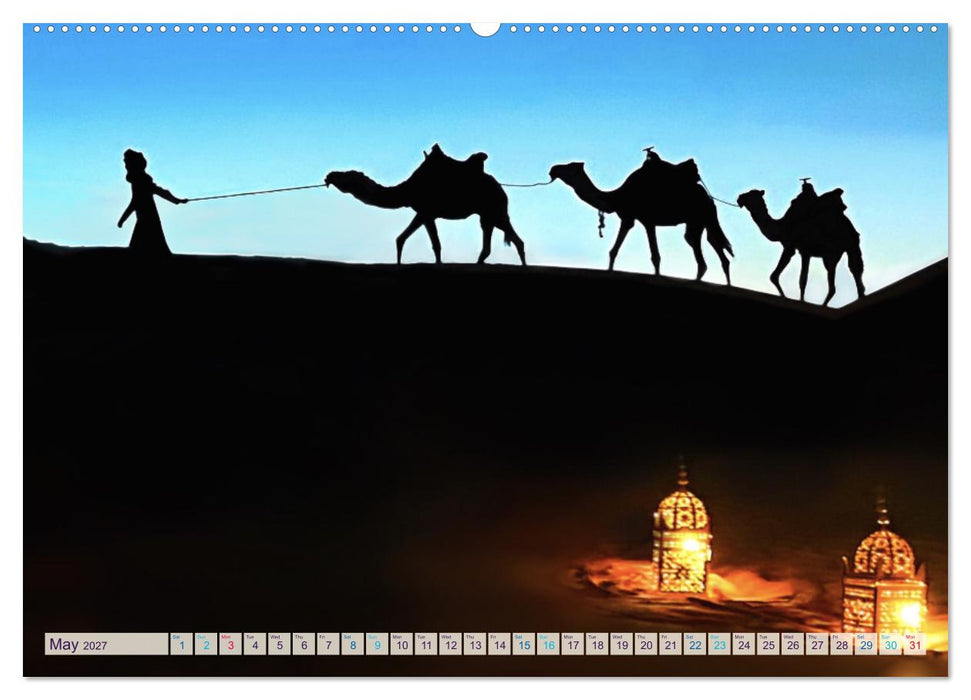 Marocco’s Silent Desert (CALVENDO Monthly Calendar 2027)