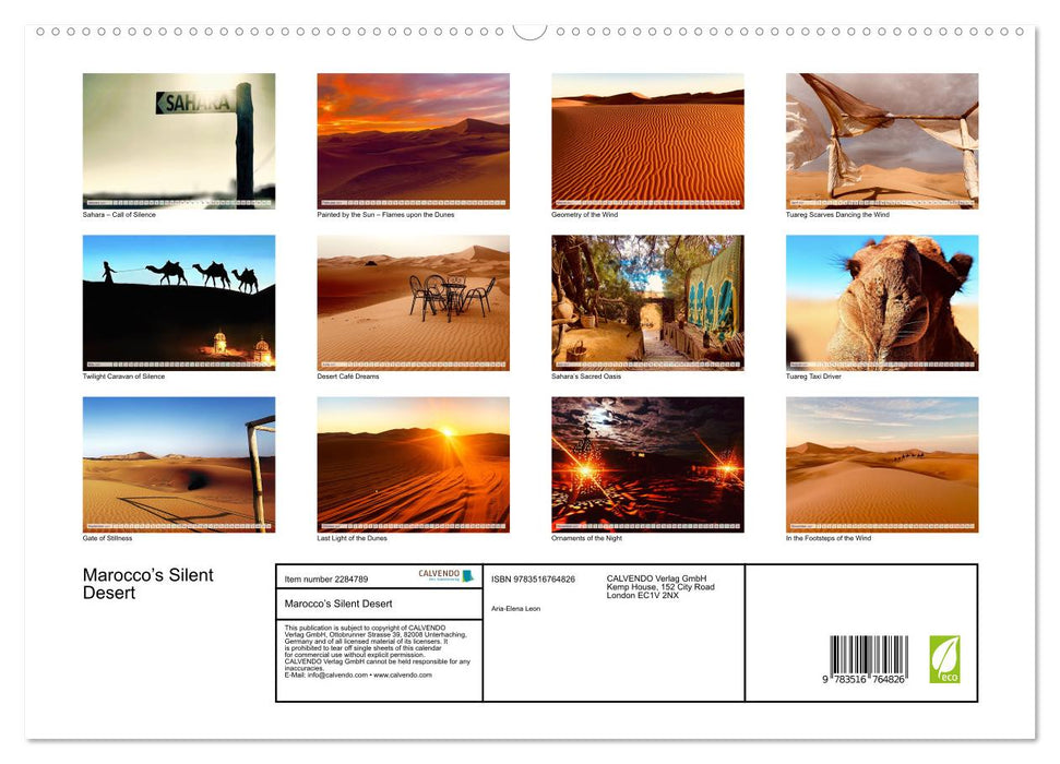 Marocco’s Silent Desert (CALVENDO Premium-Calendar 2027)