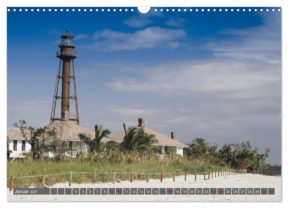 Sunshine State Florida Natur, Tierwelt und Nationalparks (CALVENDO Wandkalender 2027)