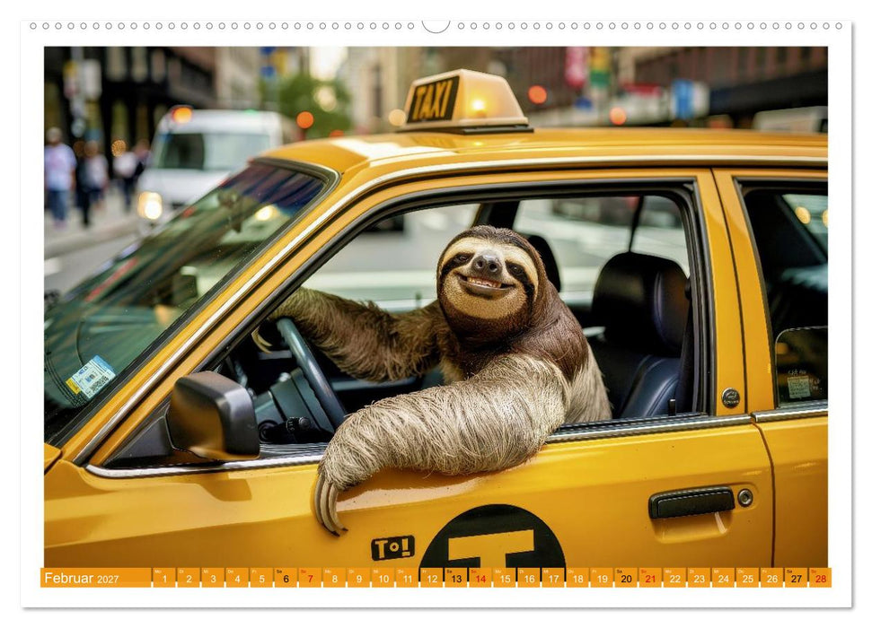 Faultiere im Beruf (CALVENDO Wandkalender 2027)