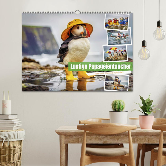Lustige Papageientaucher (CALVENDO Wandkalender 2027)
