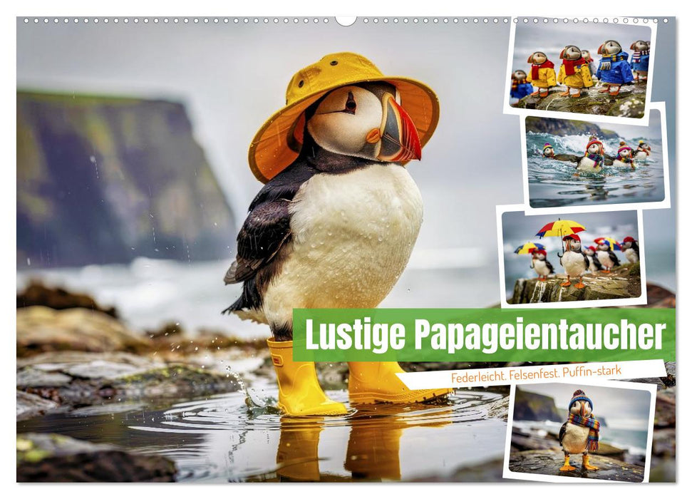 Lustige Papageientaucher (CALVENDO Wandkalender 2027)