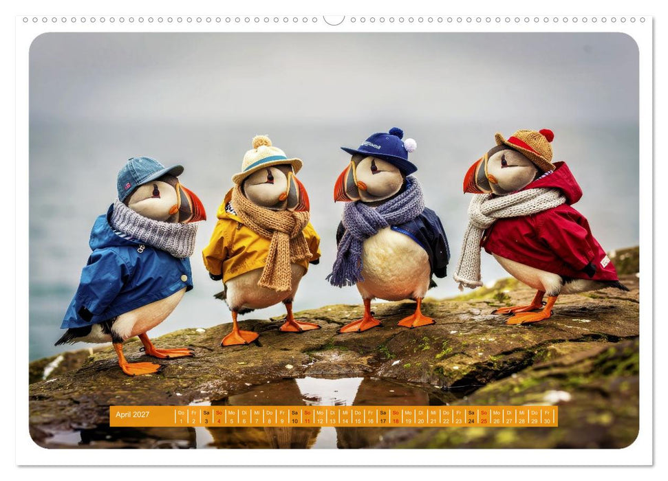 Lustige Papageientaucher (CALVENDO Wandkalender 2027)