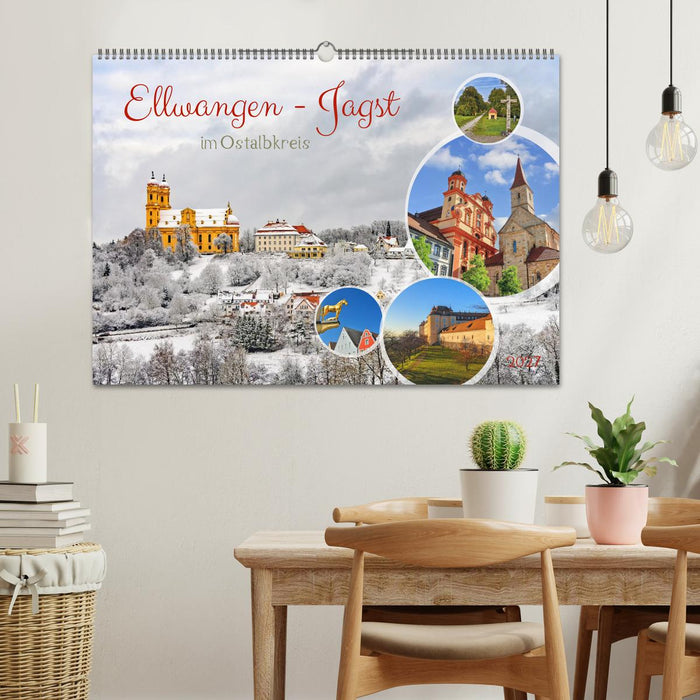 Ellwangen - Jagst im Ostalbkreis (CALVENDO Wandkalender 2027)