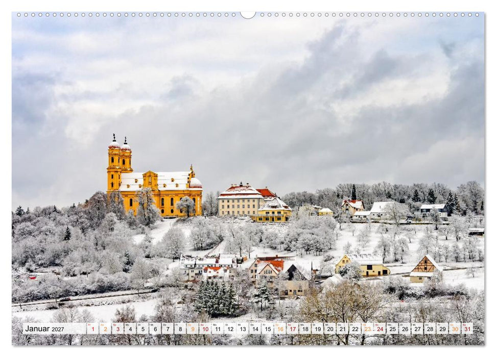 Ellwangen - Jagst im Ostalbkreis (CALVENDO Wandkalender 2027)