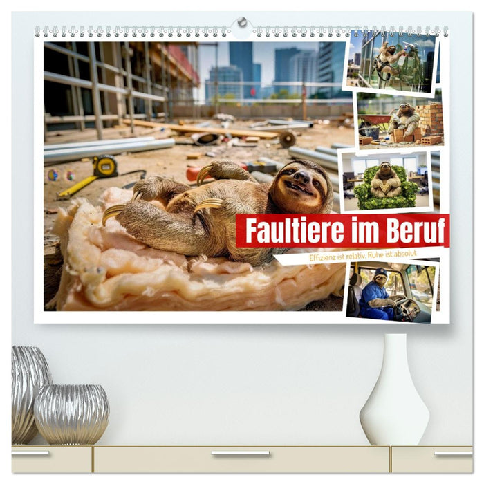 Faultiere im Beruf (CALVENDO Premium Wandkalender 2027)