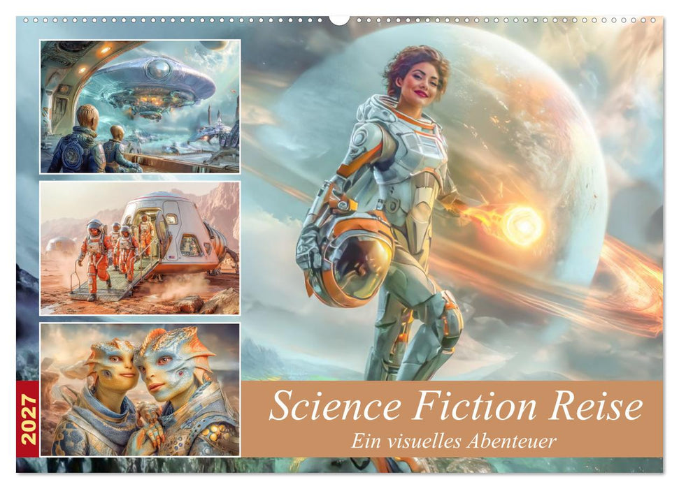 Science Fiction Reise - Ein visuelles Abenteuer (CALVENDO Wandkalender 2027)