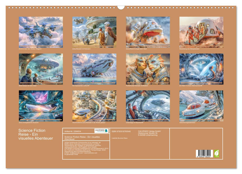 Science Fiction Reise - Ein visuelles Abenteuer (CALVENDO Wandkalender 2027)