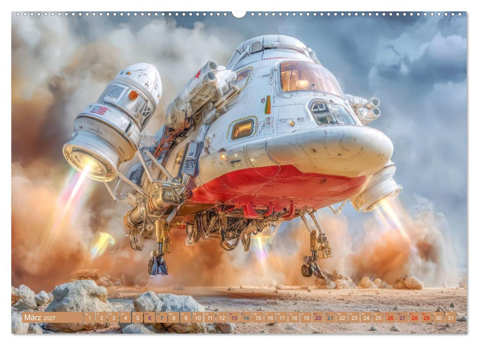 Science Fiction Reise - Ein visuelles Abenteuer (CALVENDO Wandkalender 2027)