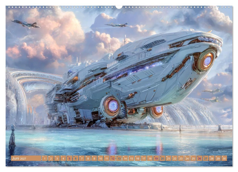 Science Fiction Reise - Ein visuelles Abenteuer (CALVENDO Wandkalender 2027)
