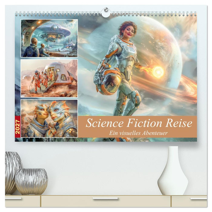 Science Fiction Reise - Ein visuelles Abenteuer (CALVENDO Premium Wandkalender 2027)