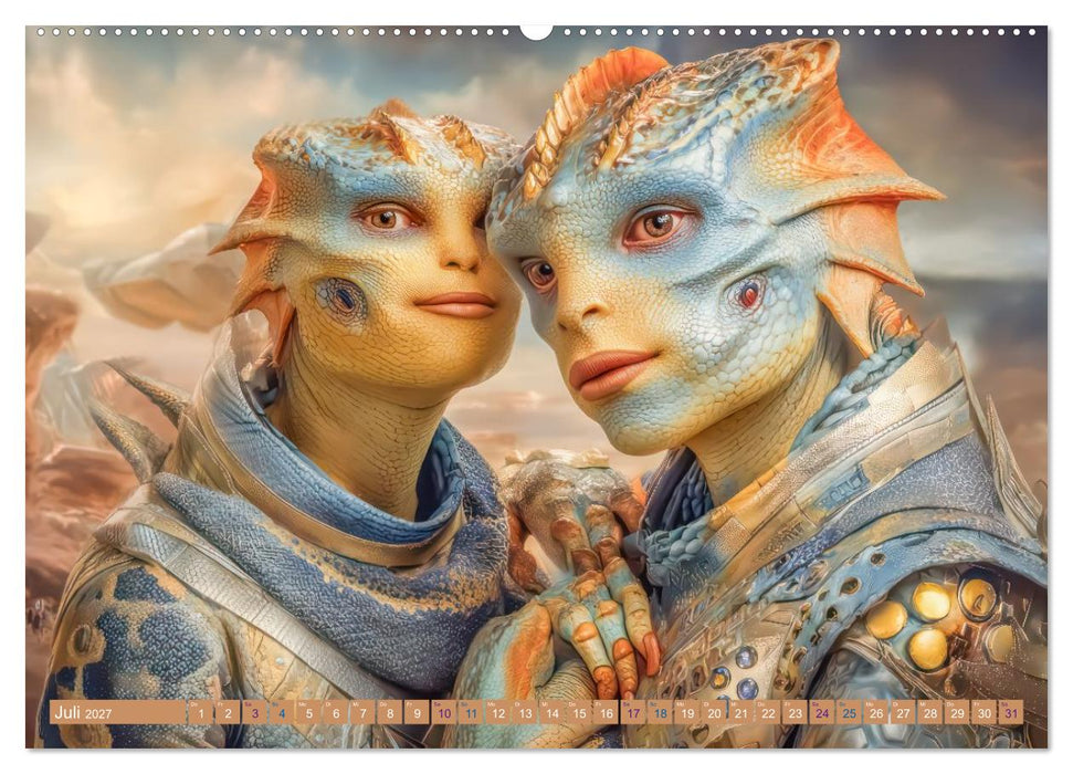 Science Fiction Reise - Ein visuelles Abenteuer (CALVENDO Premium Wandkalender 2027)