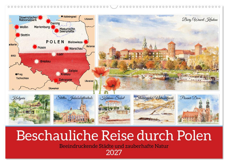 Beschauliche Reise durch Polen (CALVENDO Wandkalender 2027)