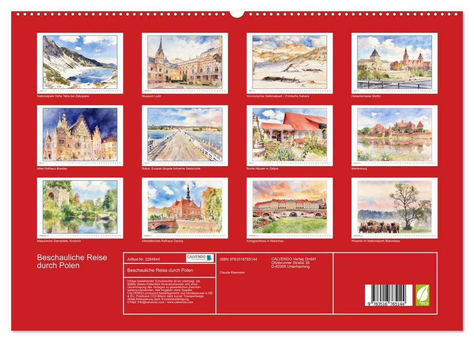 Beschauliche Reise durch Polen (CALVENDO Premium Wandkalender 2027)