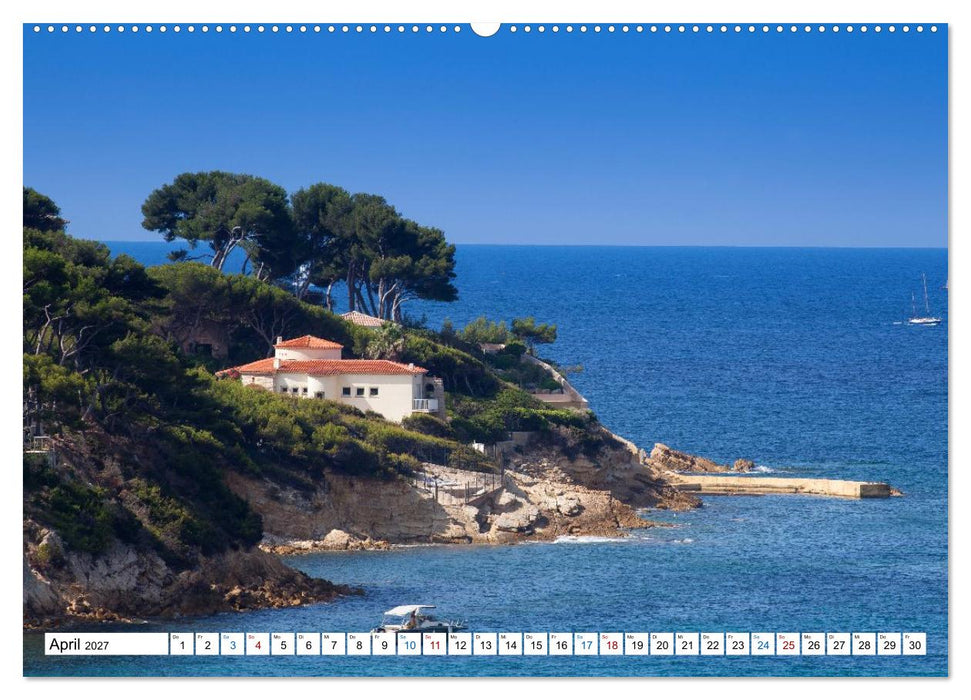 Côte d’Azur Glanzlichter an der französischen Mittelmeerküste (CALVENDO Wandkalender 2027)