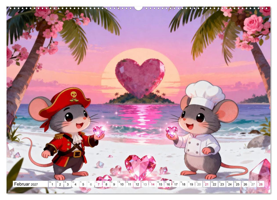 Piraten-Mäuse auf großer Fahrt (CALVENDO Wandkalender 2027)