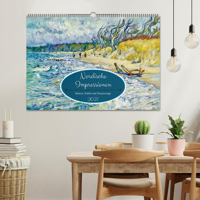 Nordische Impressionen - Küsten, Städte und Wasserwege (CALVENDO Wandkalender 2027)