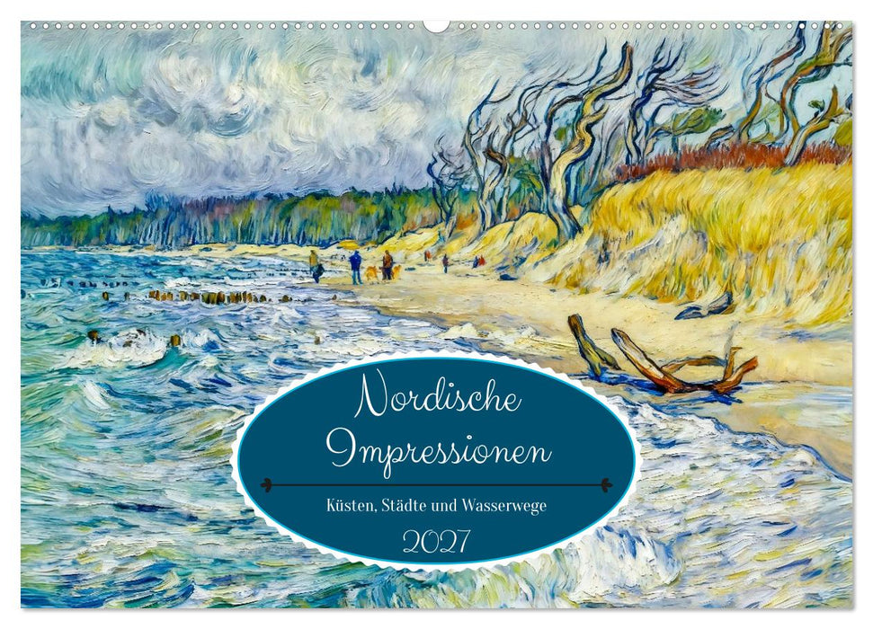 Nordische Impressionen - Küsten, Städte und Wasserwege (CALVENDO Wandkalender 2027)