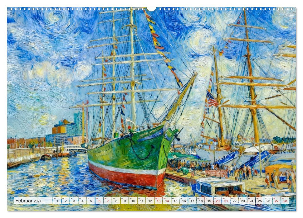 Nordische Impressionen - Küsten, Städte und Wasserwege (CALVENDO Premium Wandkalender 2027)