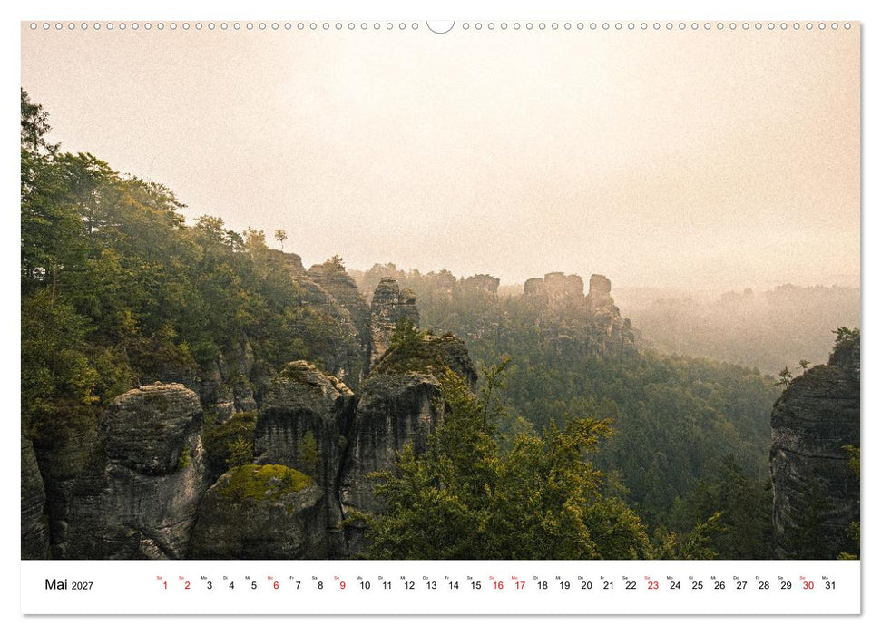 Sächsische Schweiz - Das Elbsandsteingebirge (CALVENDO Wandkalender 2027)