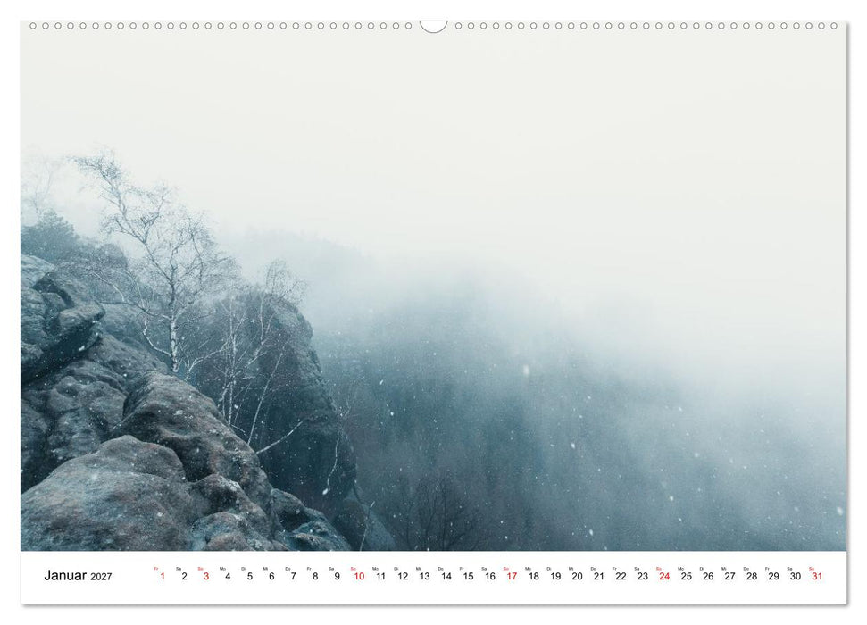 Sächsische Schweiz - Das Elbsandsteingebirge (CALVENDO Premium Wandkalender 2027)