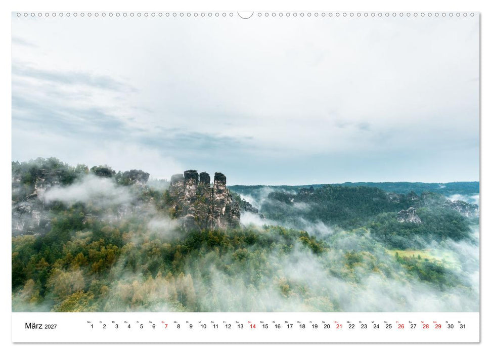 Sächsische Schweiz - Das Elbsandsteingebirge (CALVENDO Premium Wandkalender 2027)