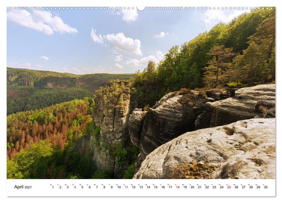 Sächsische Schweiz - Das Elbsandsteingebirge (CALVENDO Premium Wandkalender 2027)