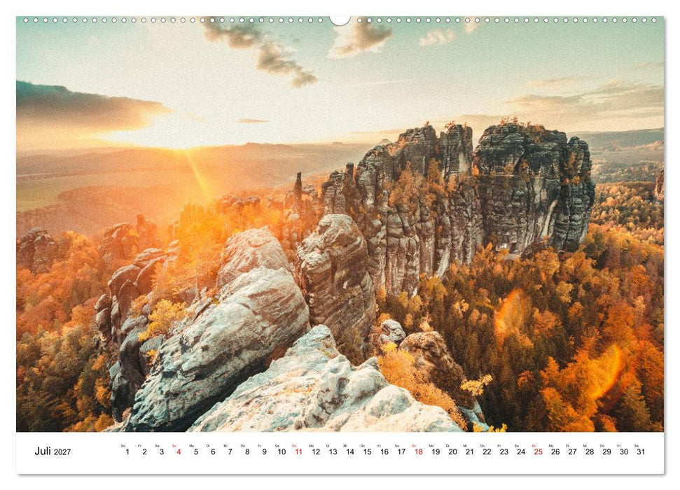 Sächsische Schweiz - Das Elbsandsteingebirge (CALVENDO Premium Wandkalender 2027)