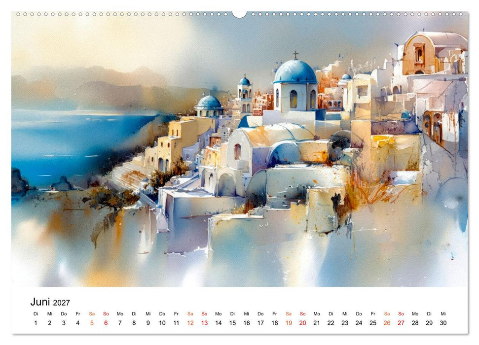 Mediterraner Glanz (CALVENDO Premium Wandkalender 2027)